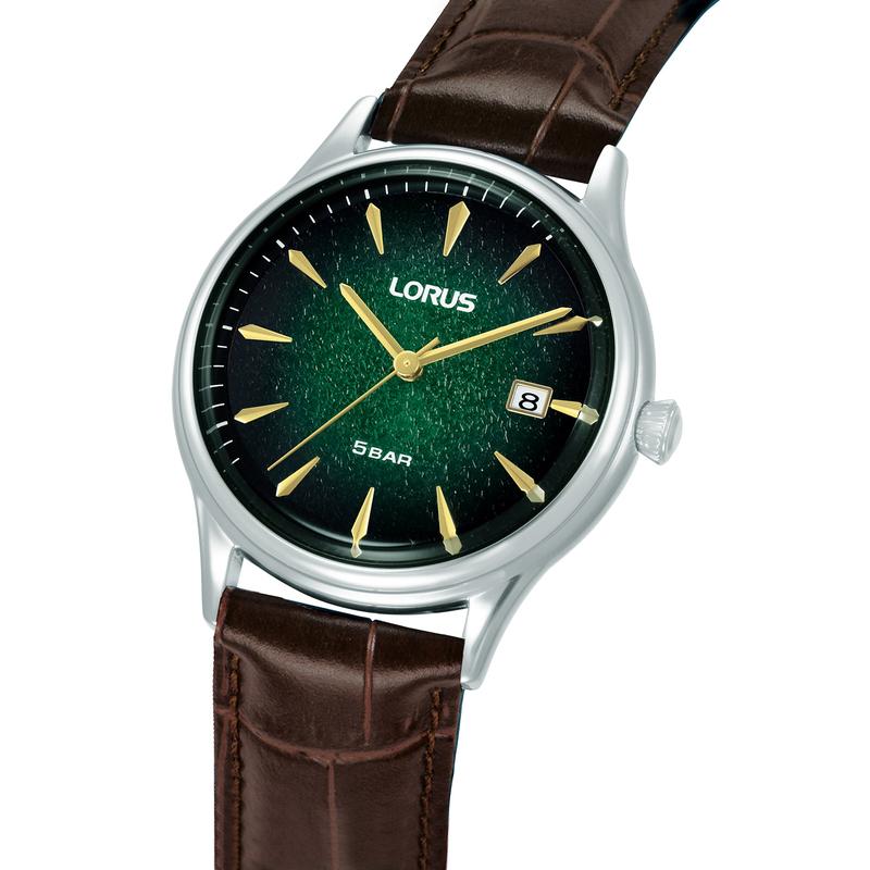 Lorus Classic Men's Quartz Watch Dark Green Gradation Dial