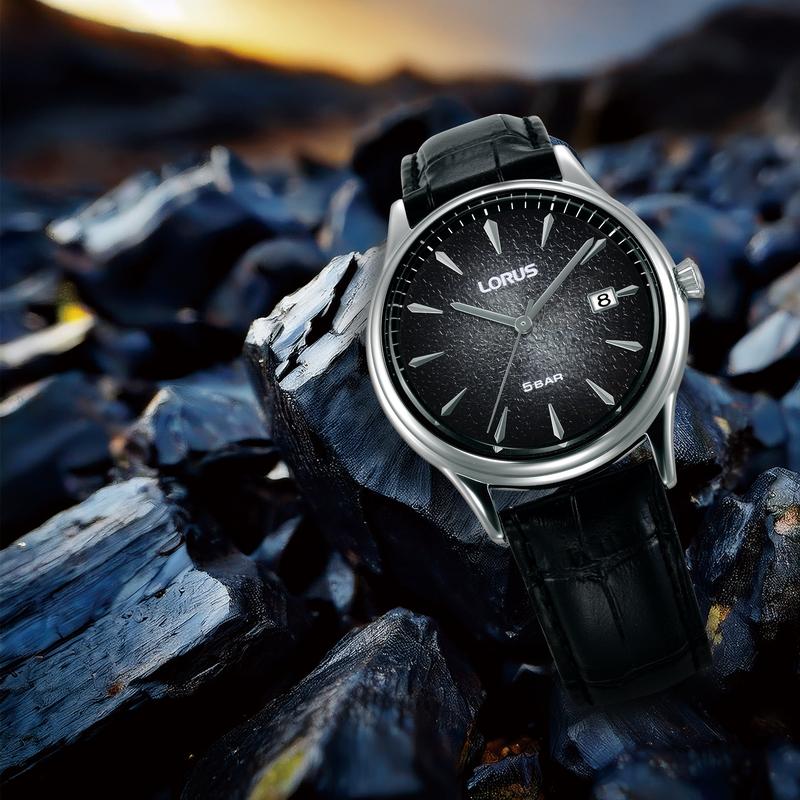 Lorus Classic Quartz Watch Black Gradation Dial 40 mm