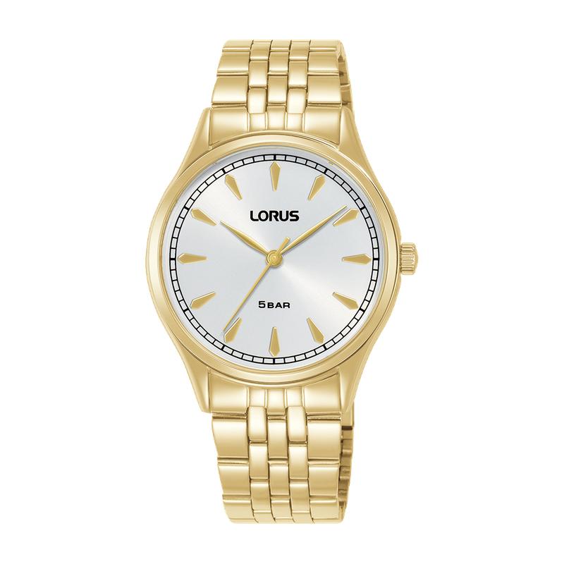 Lorus Classic RG296YX9 Women's 32mm Quartz Watch Silver White Sunray Dial