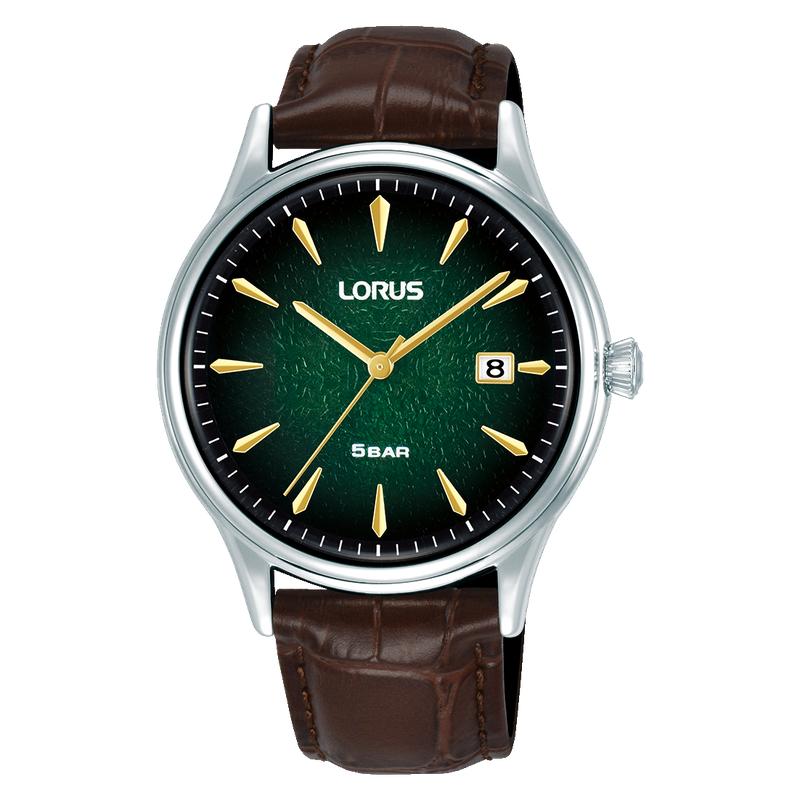 Lorus Classic RS997DX9 Men's 40mm Quartz Watch Dark Green Gradation Dial