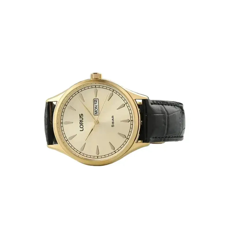 Lorus Classic Sunray Champagne Dial Men's Watch