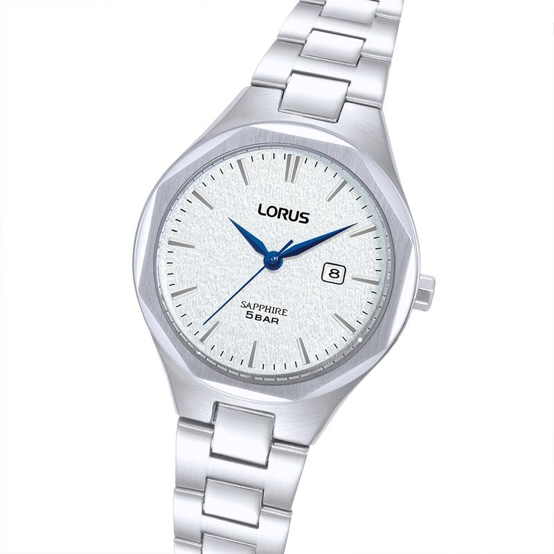 Lorus Classic Women's Quartz Watch Silver White Dial