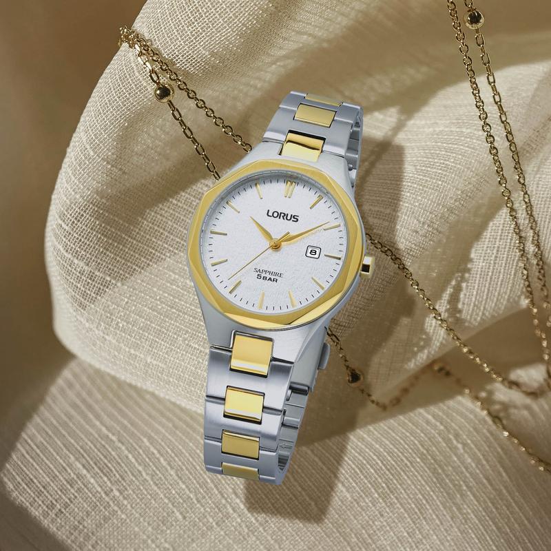 Lorus Classic Women's Quartz Watch Silver White Dial