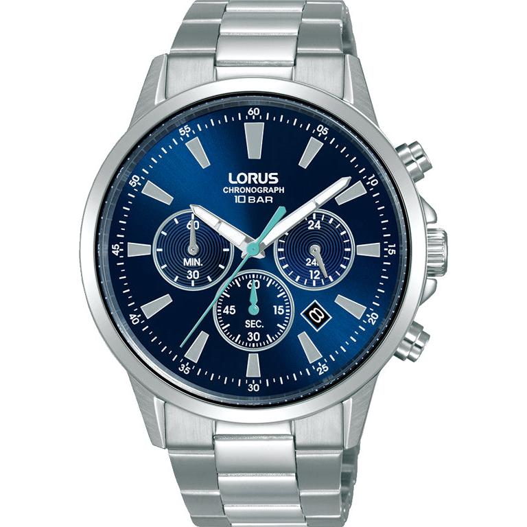 Lorus Gents Sport Blue Dial Multifunction Watch