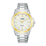 Lorus Ladies White 3 Hands Watch