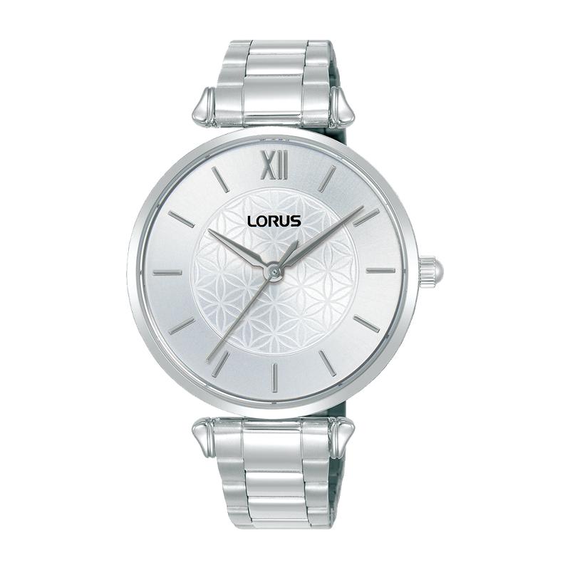 Lorus RG275YX9 Women's 36mm Quartz Watch Silver White Sunray Dial