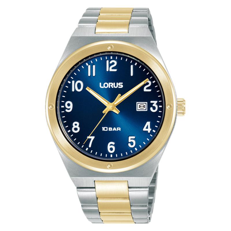 Lorus Sports RH968SX9 Men's 40mm Quartz Watch Dark Blue Sunray Dial
