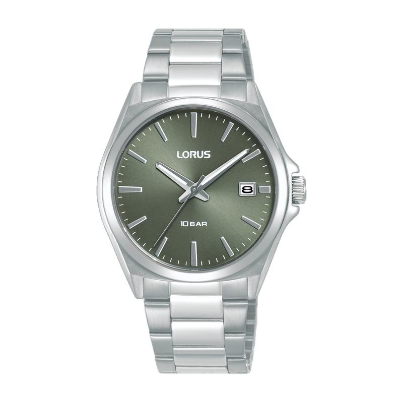 Lorus Sports Women's Quartz Watch Light Dry Green Sunray Dial