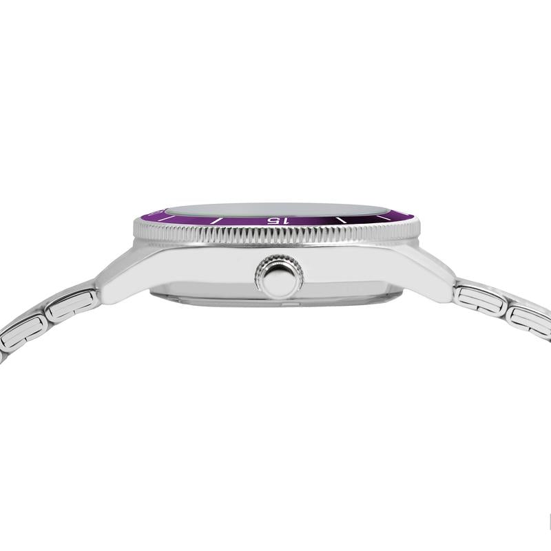 Lorus Sports Women's Quartz Watch Light Purple Sunray Dial