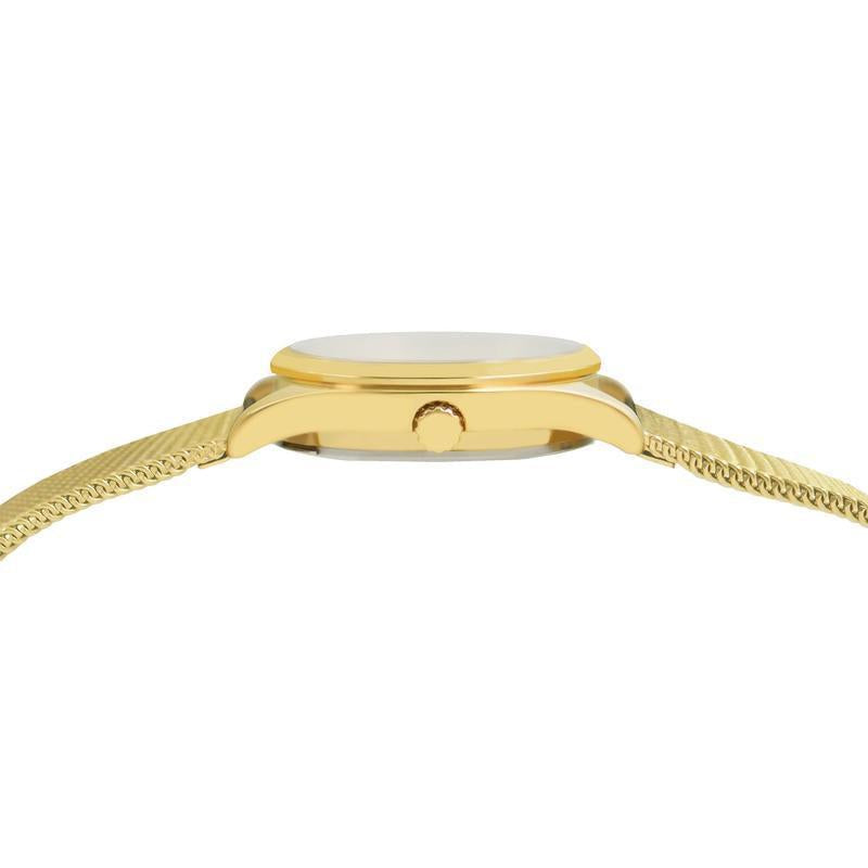 Lorus Women's Quartz Watch Silver Light Champagne Sunray Dial