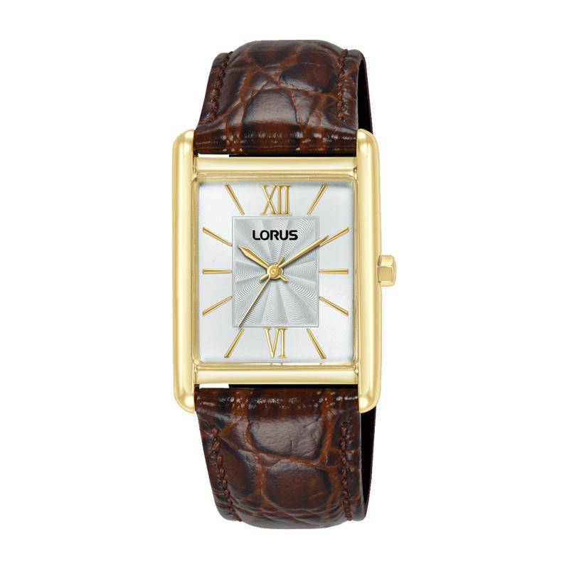 Lorus Women's Quartz Watch Silver White Sunray Dial