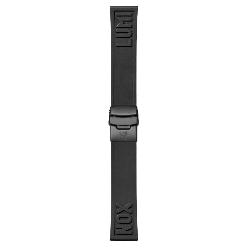 Luminox Premium Black Nitrile Rubber Watch Strap 24mm