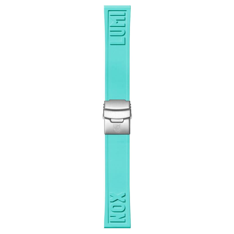 Luminox Turquoise Rubber Watch Strap 24mm