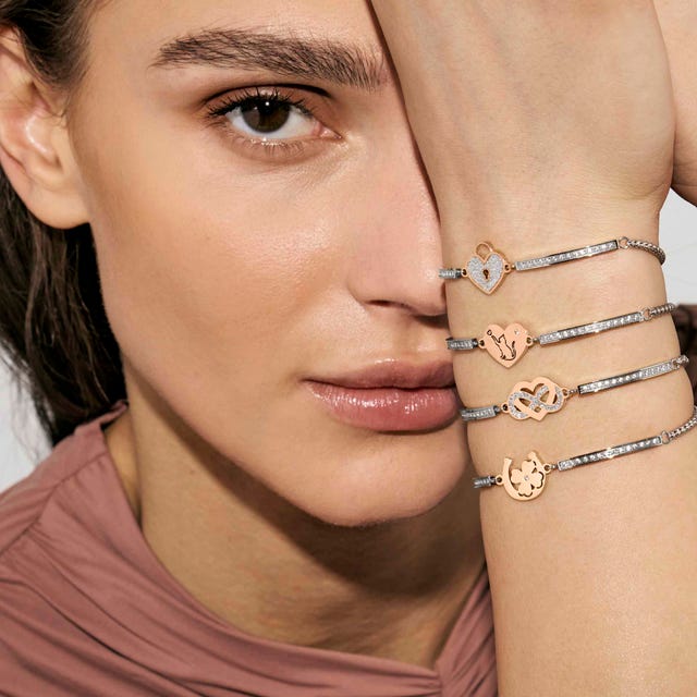 Nomination Milleluci Bracelet, Heart with Dog - Rose Gold lifestyle