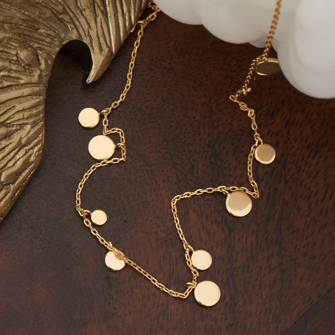 Ania Haie Geometry Mixed Discs Necklace