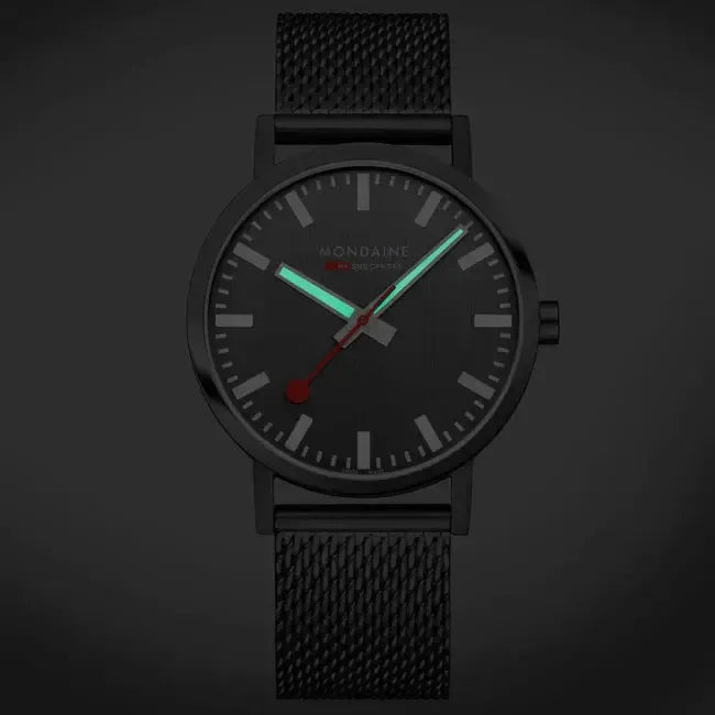 Mondaine Classic Quartz Watch Grey Dial