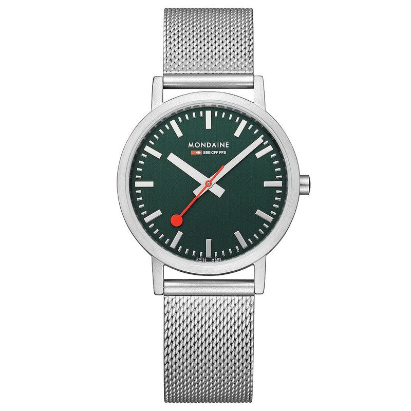 Mondaine Classic Stainless Steel Analogue Watch 36mm