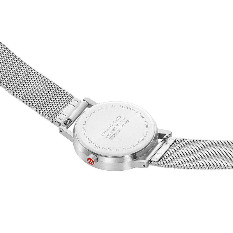 Mondaine Classic Stainless Steel Analogue Watch 36mm