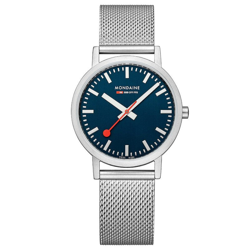 Mondaine Classic Stainless Steel Analogue Watch 36mm