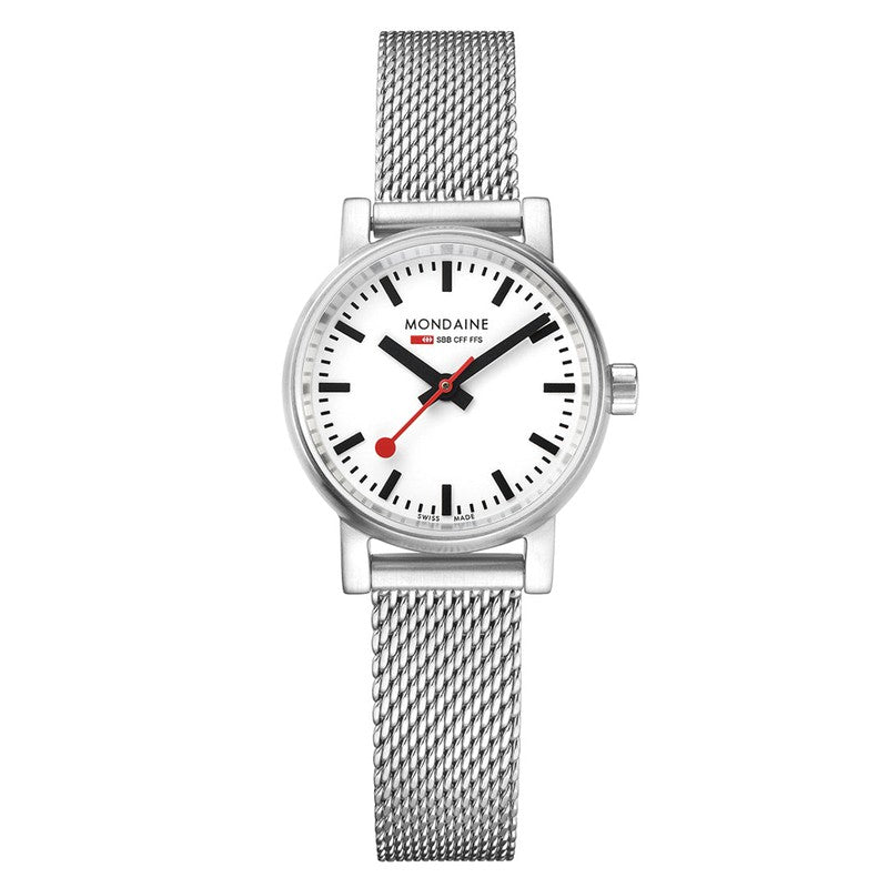 Mondaine Evo2 Stainless Steel Analogue Watch 26mm
