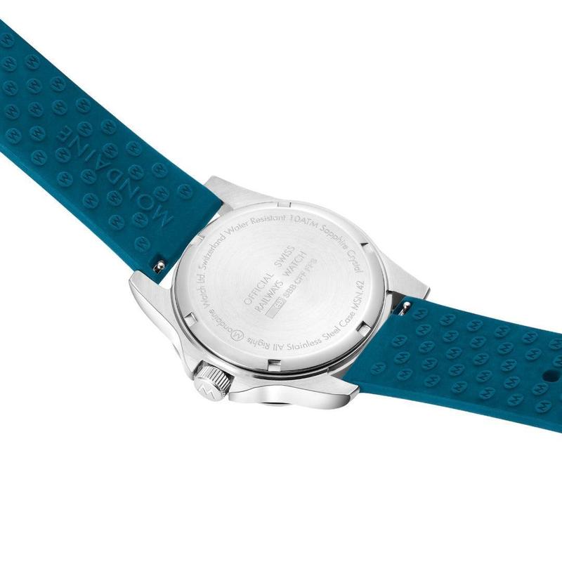 Mondaine Numeri Quartz Watch Blue Dial