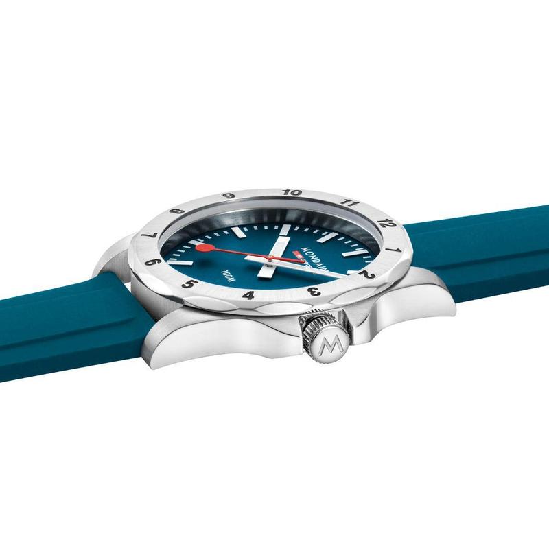 Mondaine Numeri Quartz Watch Blue Dial