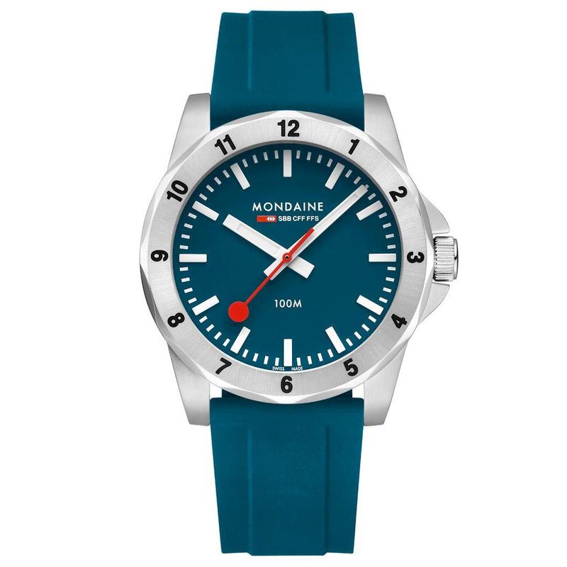 Mondaine Numeri Quartz Watch Blue Dial