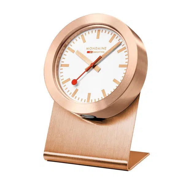 Mondaine Table Clock Copper 50mm