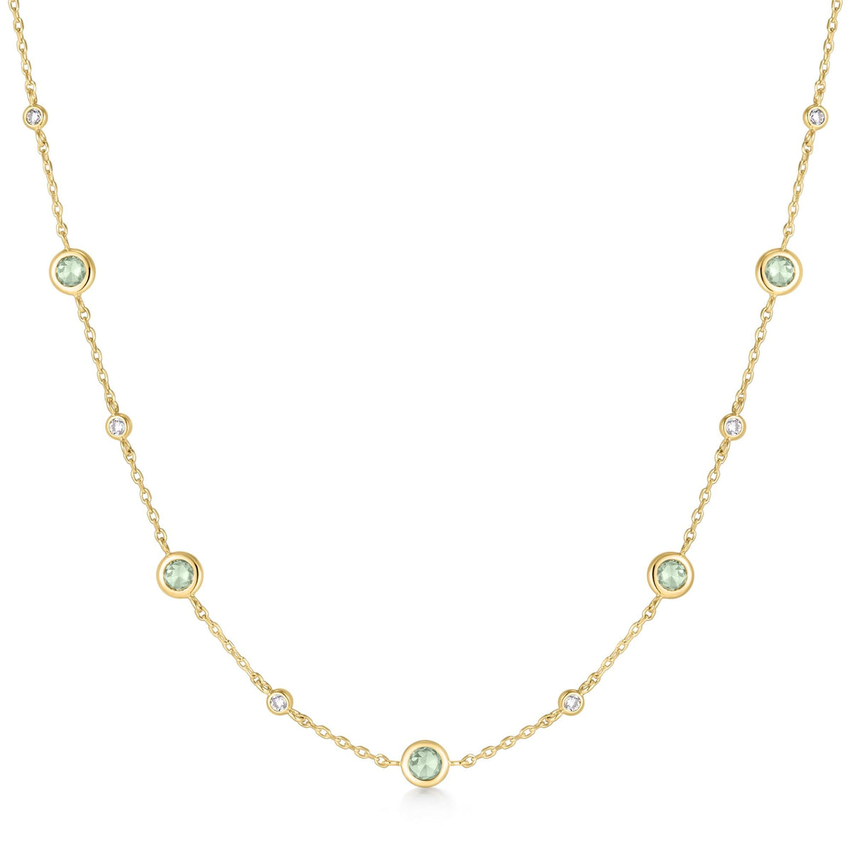 Ania Haie Ripple Joy Mint Green Station Women's Necklace