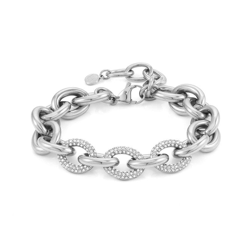 Nomination Affinity Chain Bracelet With Crystals