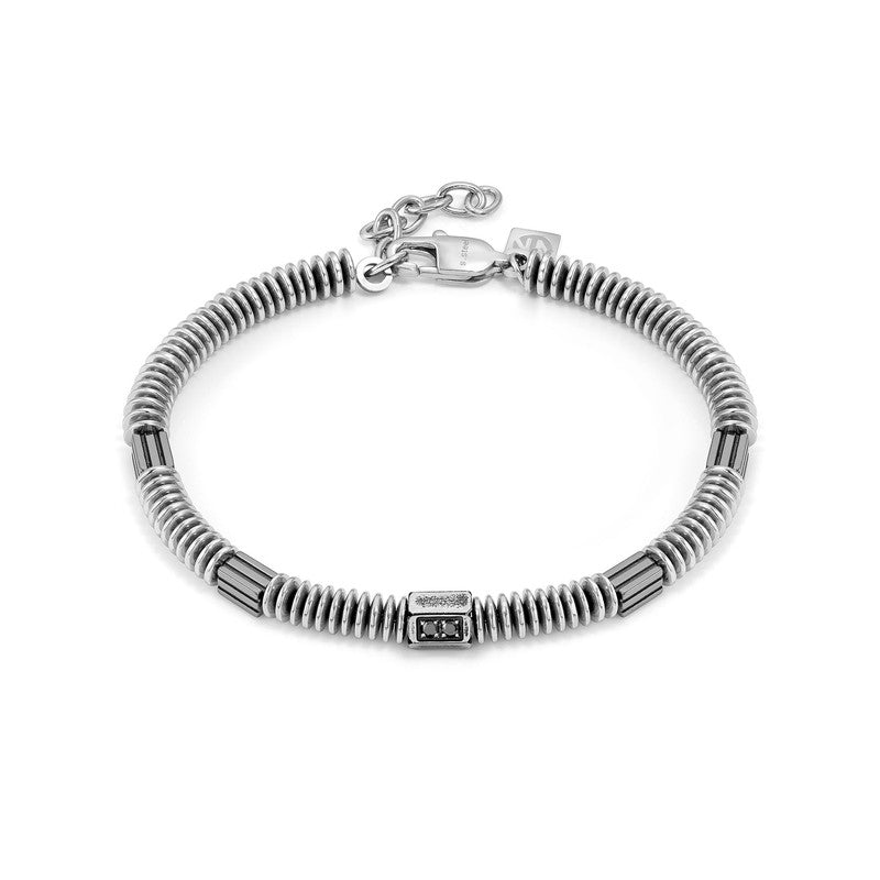 Nomination B-Yond Bracelet, Hyper Edition, Black Cubic Zirconia, Stainless Steel