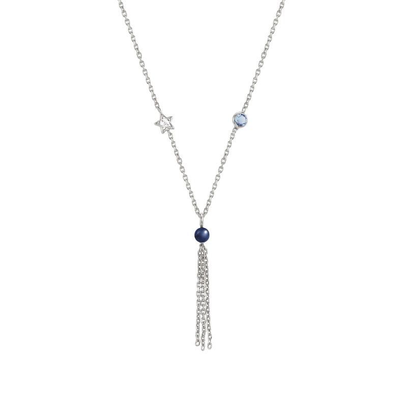 Nomination Bella Dream Crystal/Pearl Tassle Necklace