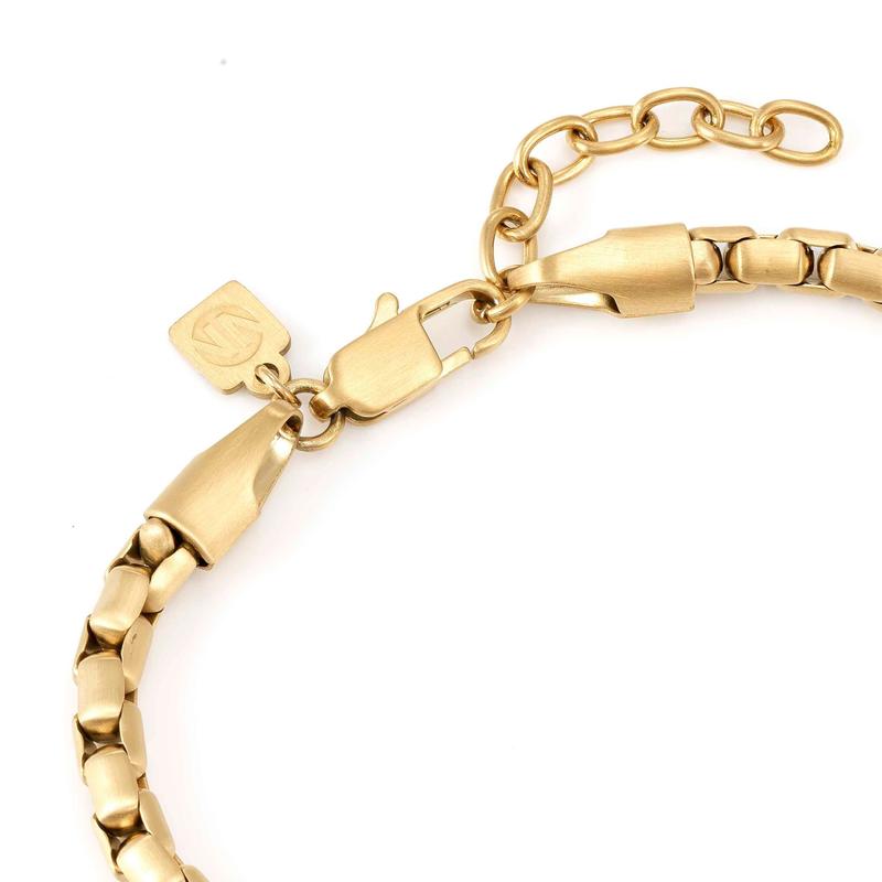 Nomination Bold Steel Venetian Chain Bracelet, Yellow Gold
