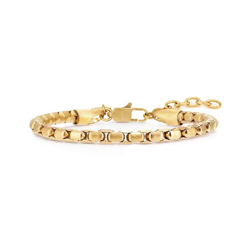 Nomination Bold Steel Venetian Chain Bracelet, Yellow Gold