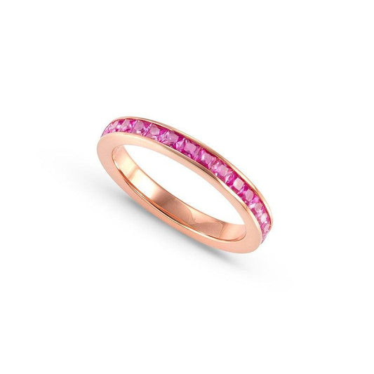 Nomination Carismatica Ring, Pink Cubic Zirconia, Rose Gold