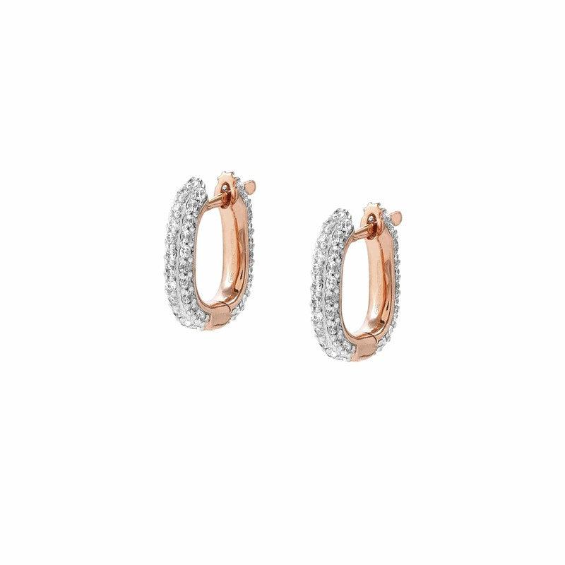 Nomination Charming Hoop Earrings, 22K Rose Gold