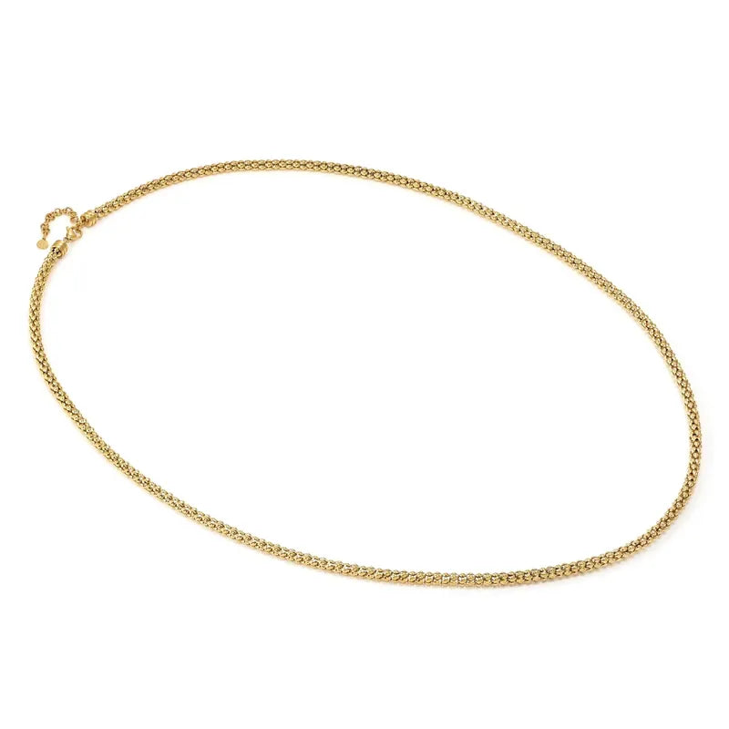 Nomination Chic Ecclectica Gold Fancy Long Popcorn Necklace