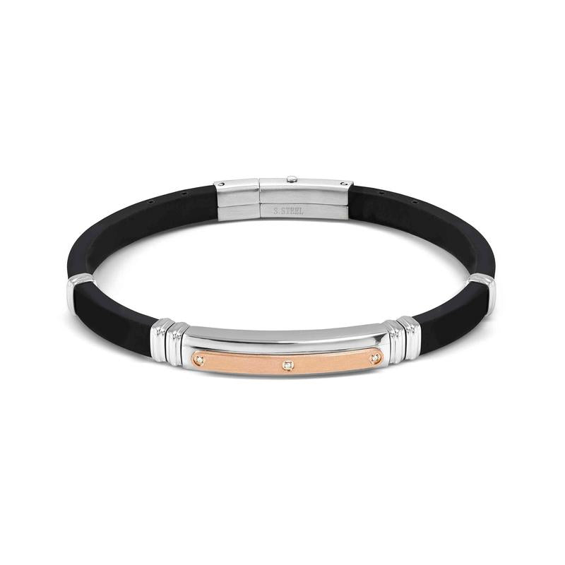 Nomination City Energy Bracelet with 3 Zirconia Plates