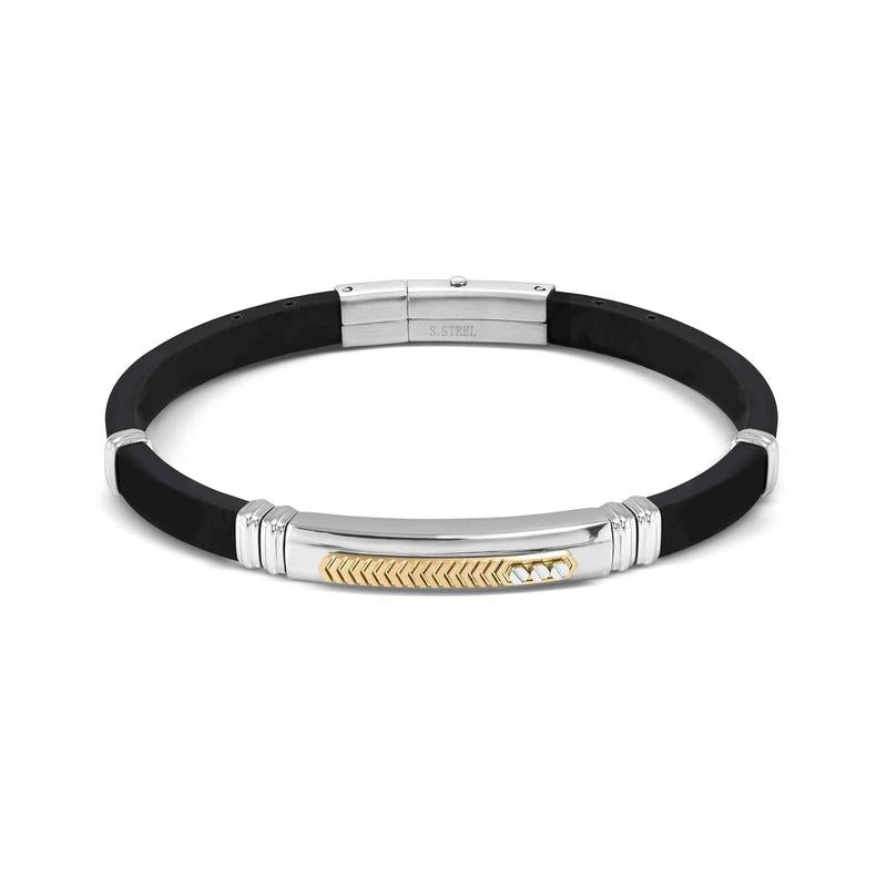 Nomination City Energy Edition Bracelet with Steel Plate and Details