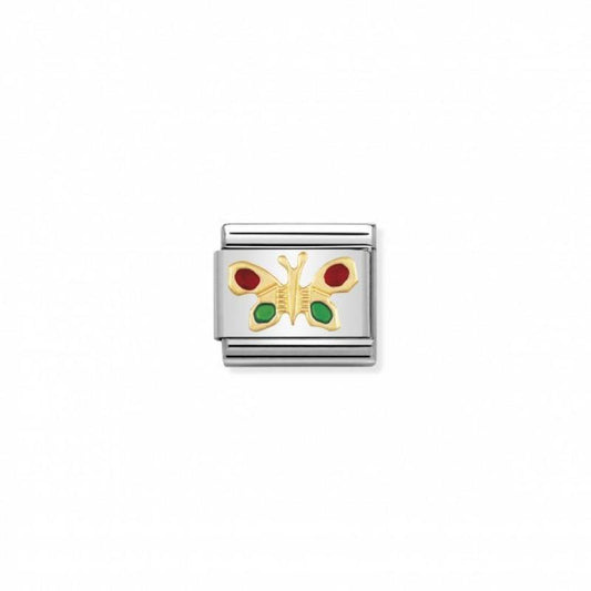 Nomination Classic Butterfly Enamel Link