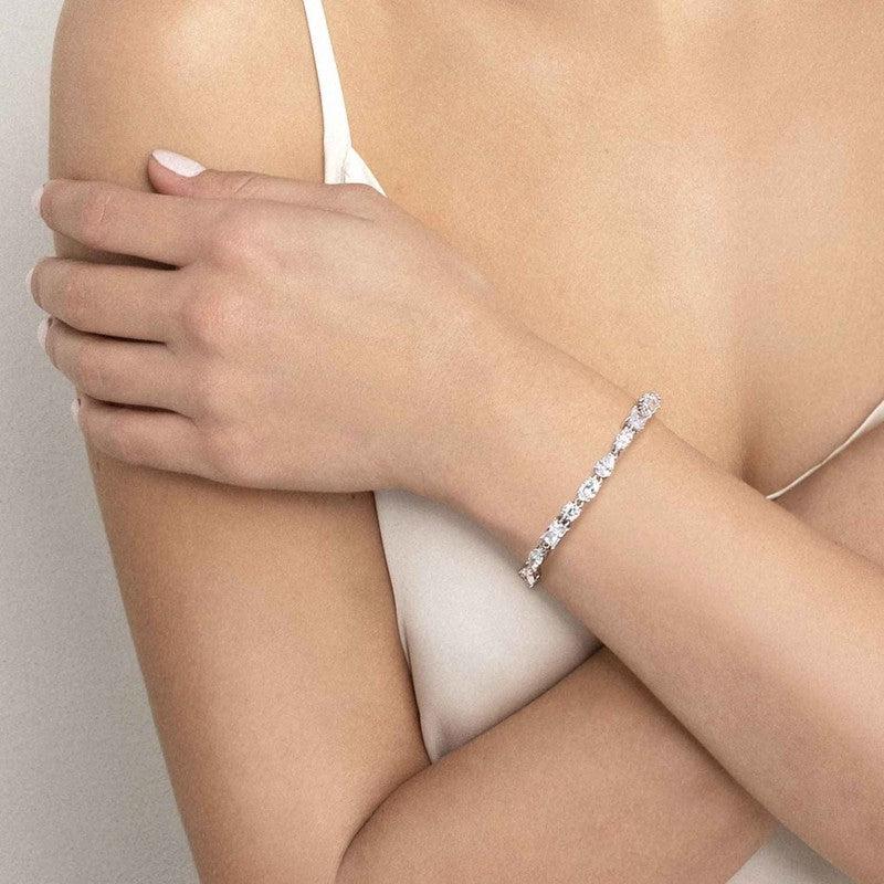 Nomination Colour Wave Bracelet, Cubic Zirconia, Silver