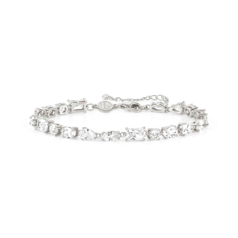Nomination Colour Wave Bracelet, Cubic Zirconia, Silver