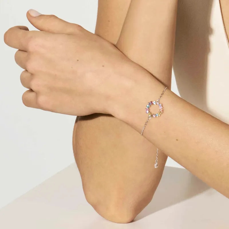 Nomination Colour Wave Circle Silver Bracelet