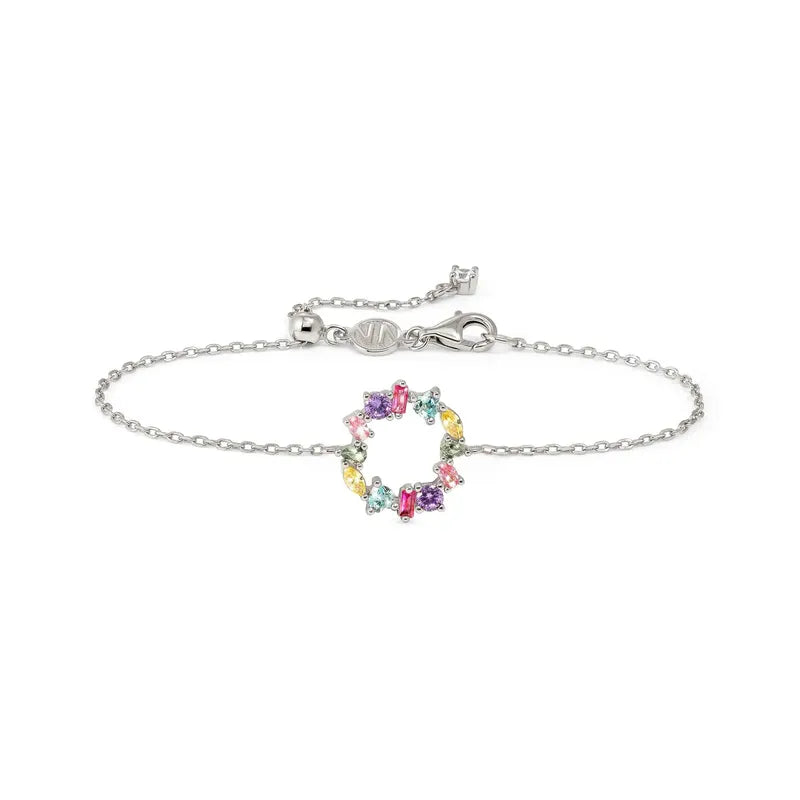 Nomination Colour Wave Circle Silver Bracelet