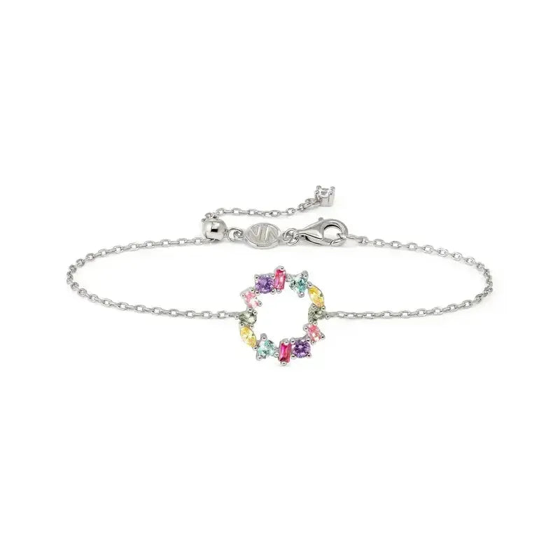 Nomination Colour Wave Circle Silver Bracelet