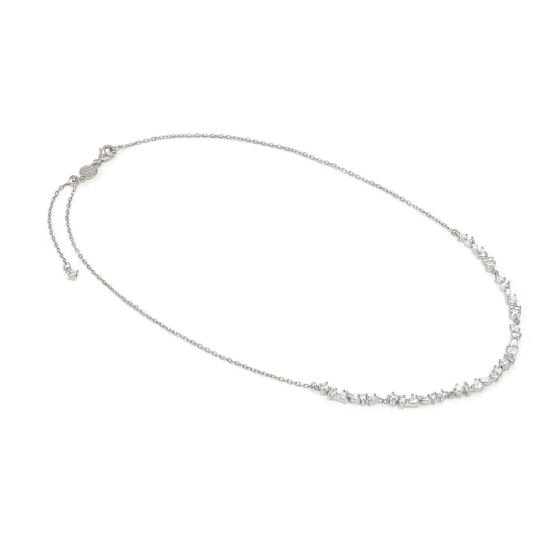 Nomination Colour Wave Silver Necklace with White Stones