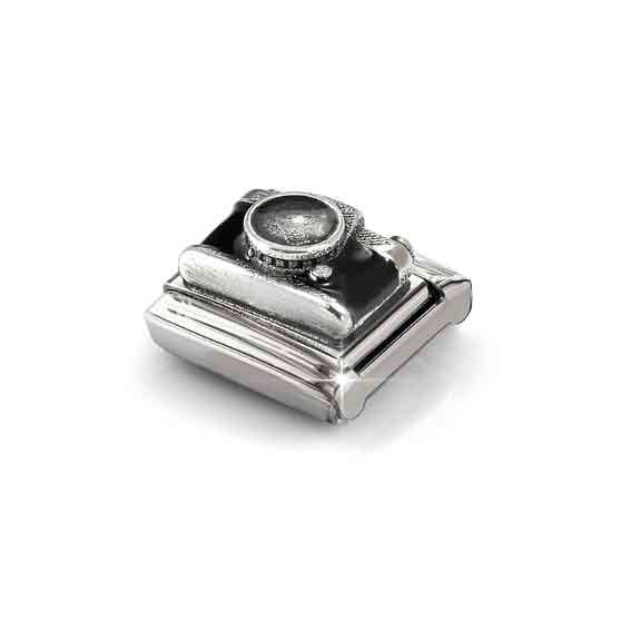 Nomination Composable Classic Link Black Camera Vintage