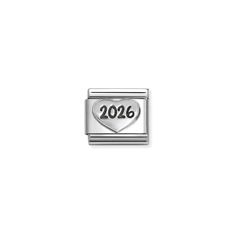 Nomination Composable Classic Link, Heart Engraved Vintage 2026