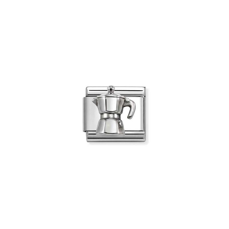 Nomination Composable Classic Link Italian Coffee Pot Charm