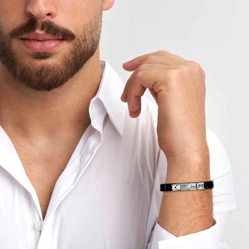 Nomination Composable Classic Link, Sparkling White Cubic Zirconia